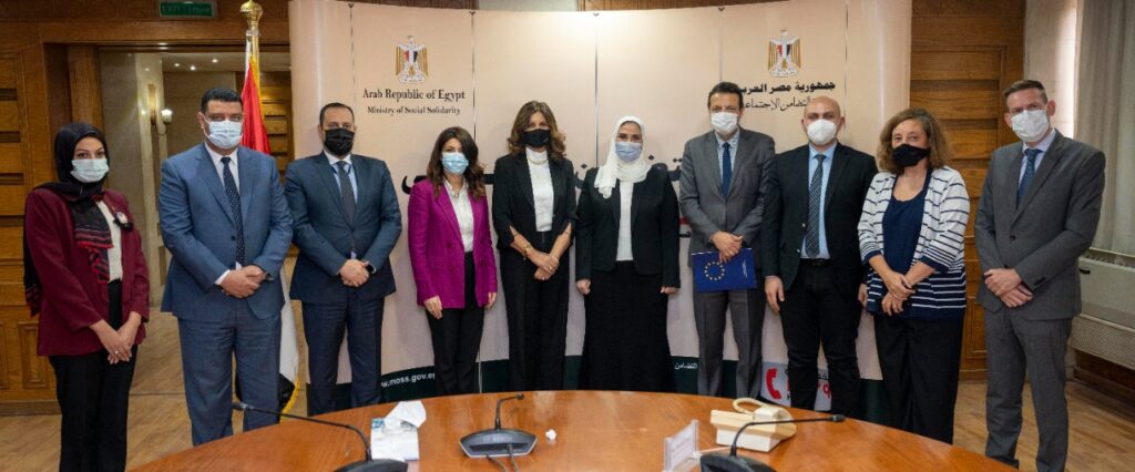 اجتماع وزيرة التضامن مع وزيرة الهجرة