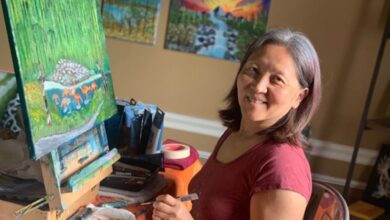 الرسامة تشين لي