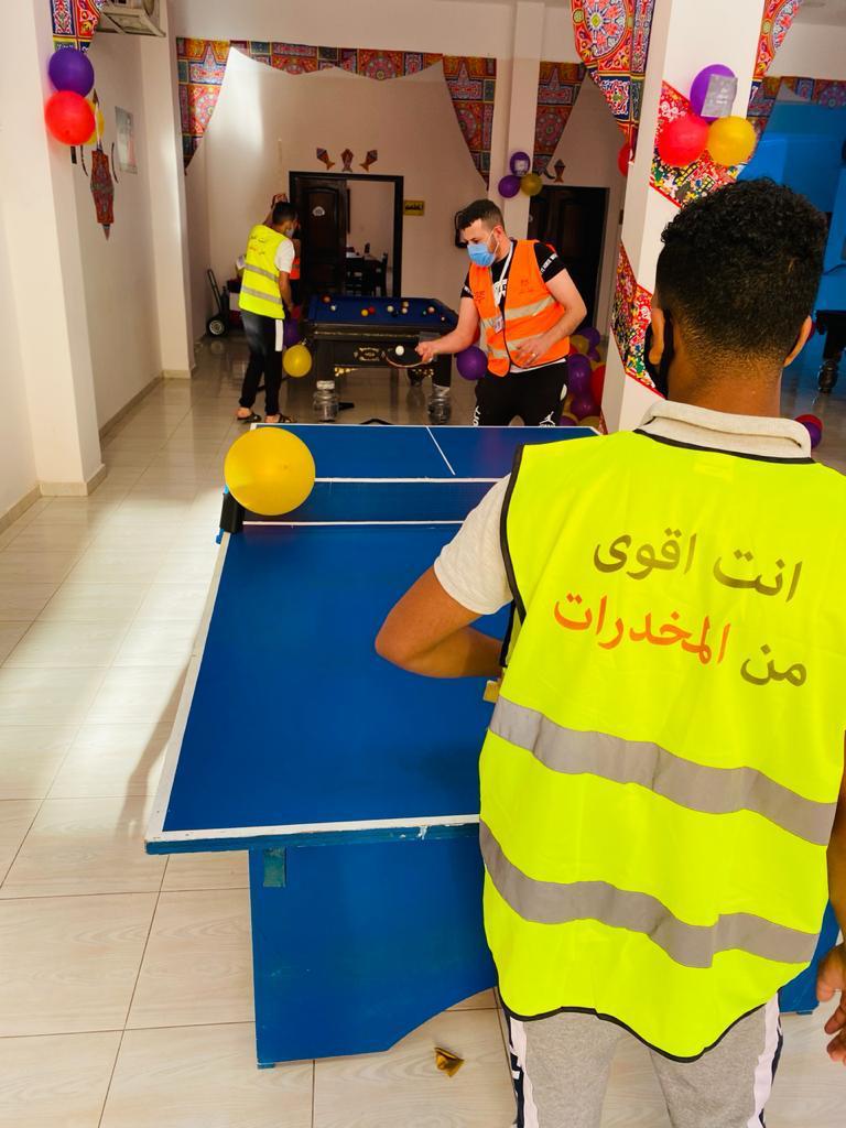 أنشطة رياضية وترفيهية في مراكز علاج الإدمان