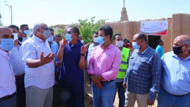 محافظ الوادي الجديد خلال إطلاق المبادرة