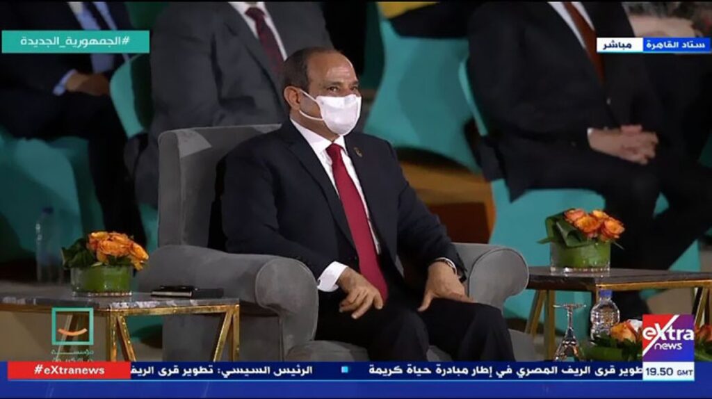 الرئيس يؤكد أمن مصر خط أحمر