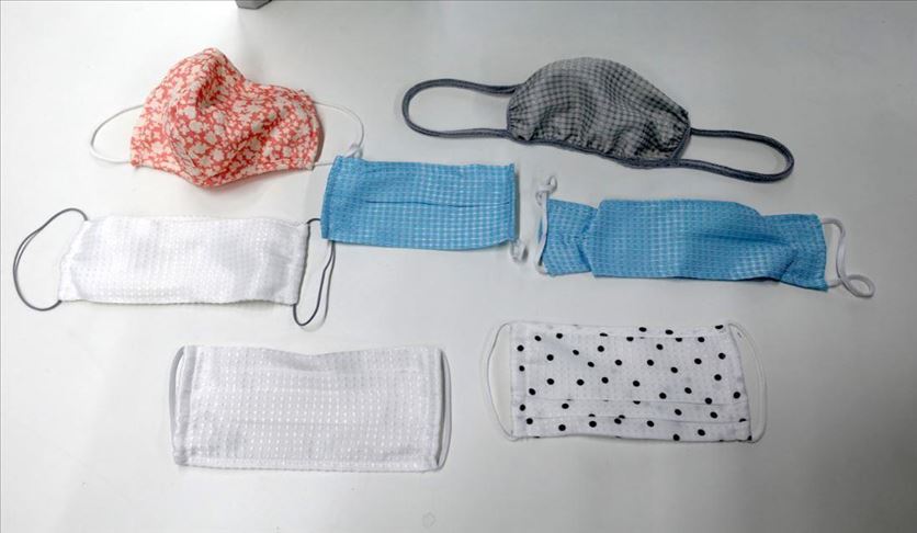 أنواع من الكمامات المصنوعة من القماش