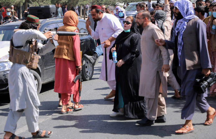 مظاهرة في أفغانستان