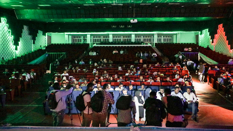 حفل افتتاح مسرح الصومال