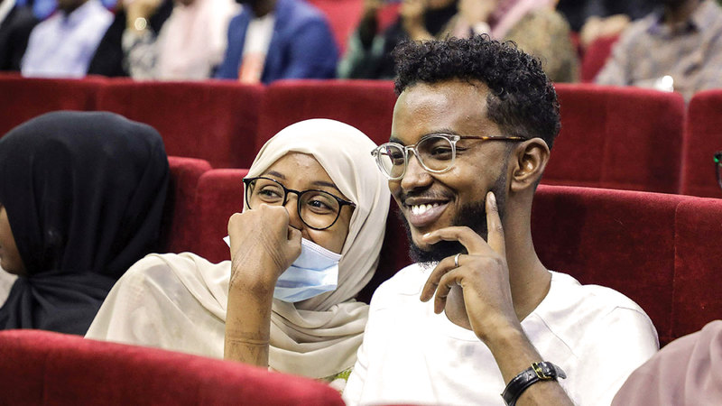 حفل افتتاح مسرح الصومال
