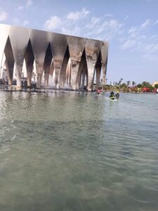 آثار حريق مهرجان الجونة