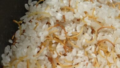 الأرز والمكرونة تسبب التسمم